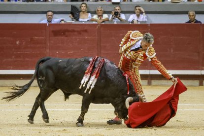 Imagen de la tercera corrida de las fiestas de San Pedro y San Pablo