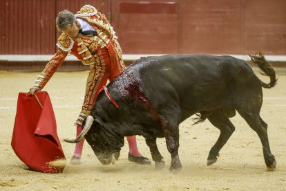 Imagen de la tercera corrida de las fiestas de San Pedro y San Pablo