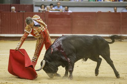 Imagen de la tercera corrida de las fiestas de San Pedro y San Pablo