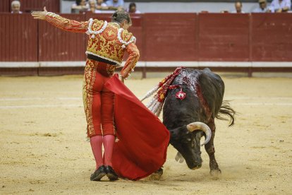 Imagen de la tercera corrida de las fiestas de San Pedro y San Pablo