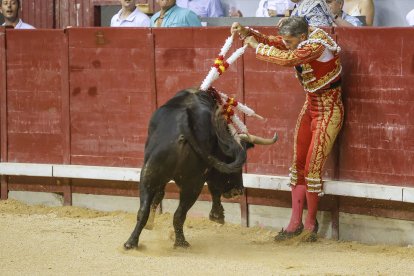 Imagen de la tercera corrida de las fiestas de San Pedro y San Pablo