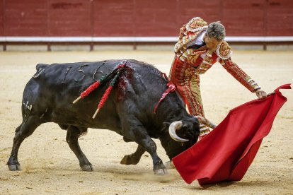 Imagen de la tercera corrida de las fiestas de San Pedro y San Pablo