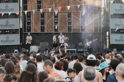 Instante de uno de los conciertos del pasado Santillaland.