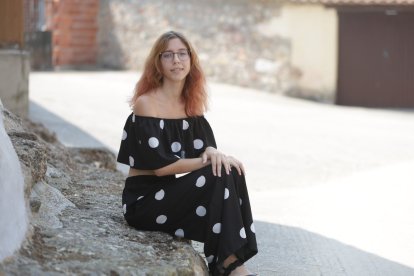 Valeria, ucraniana pregonera de las fiestas de tardobispo
