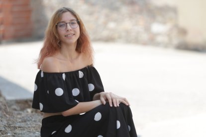 Valeria, ucraniana pregonera de las fiestas de tardobispo