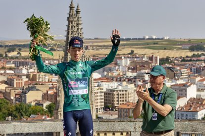Imagen de la primera etapa de la Vuelta a Burgos.