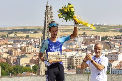 Imagen de la primera etapa de la Vuelta a Burgos.