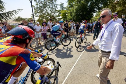 Imagen de la primera etapa de la Vuelta a Burgos.