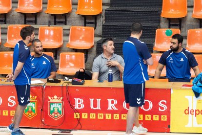 Imagen del primer entrenamiento del San Pablo Burgos.