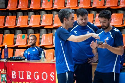 Imagen del primer entrenamiento del San Pablo Burgos.