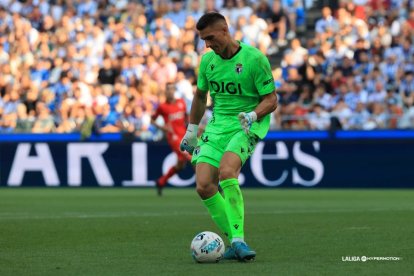 Imagen del partido entre el Deportivo y el Burgos CF.