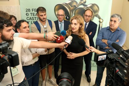 La viceconsejera de Acción Cultural, Mar Sancho, participa en la inauguración de la XXVIII Feria de Teatro de Castilla y León