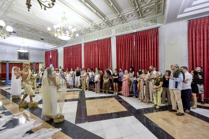 Instante de la ruta teatralizada 'Katharsis' de Molécula Escénica.