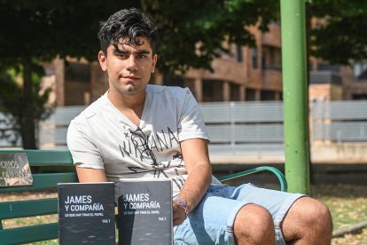 El joven escritor burgalés Marco Calle
