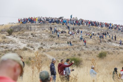 Primero de los encierros de las fiestas en honor a la Virgen del Rosario, con toros de la ganadería Araúz de Robles