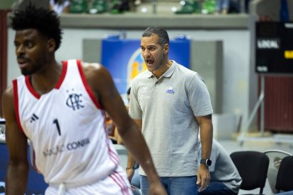 Imagen del partido entre el San Pablo y el Flamengo.
