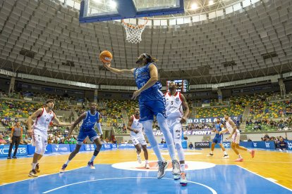 Imagen del partido entre el San Pablo y el Flamengo.