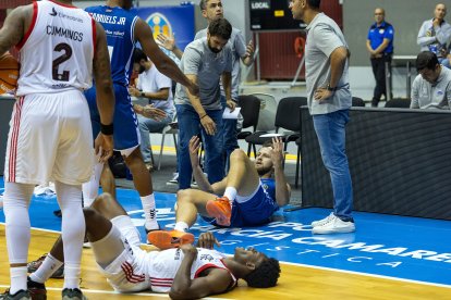 Imagen del partido entre el San Pablo y el Flamengo.