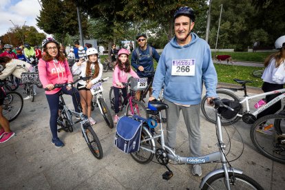 Imagen de la bicicletada organizada por Adacebur.