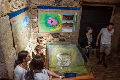 Visita a las salinas de Poza de la Sal.