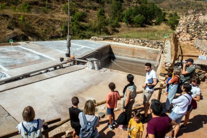 Visita a las salinas de Poza de la Sal.