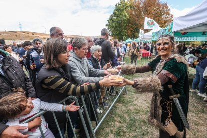 Instante del Día de la Exaltación de la Patatata de Tardajos.