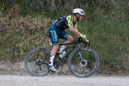El italiano ha disputado la Strade Bianche en dos ocasiones.