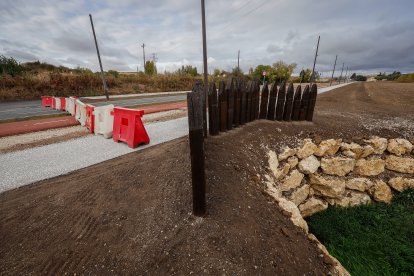 Aspecto de la ampliación del bulevar, con un tramo ya en servicio.