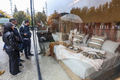 Las dependencias, repartidas en cuatro contenedores, estarán disponibles hasta el próximo domingo 16 de noviembre.