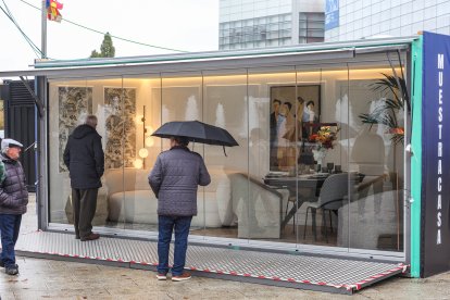 Las dependencias, repartidas en cuatro contenedores, estarán disponibles hasta el próximo domingo 16 de noviembre.