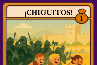 Un juego de mesa pone a Palencia en el tablero y susurra su secreto mejor guardado. Imagen de una de las cartas del juego haciendo alusión a la palabra palentina 'chiguitos'.