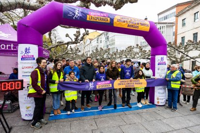 Instante de la Carrera contra el Cáncer de Páncreas.