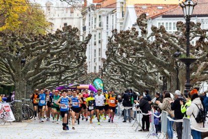 Instante de la Carrera contra el Cáncer de Páncreas.