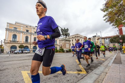 Instante de la Carrera contra el Cáncer de Páncreas.