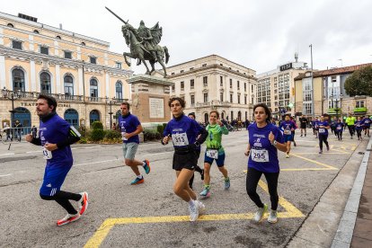 Instante de la Carrera contra el Cáncer de Páncreas.