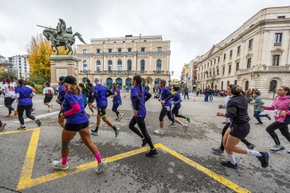 Instante de la Carrera contra el Cáncer de Páncreas.