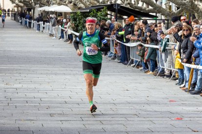Instante de la Carrera contra el Cáncer de Páncreas.