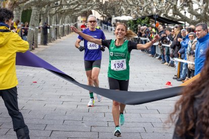 Instante de la Carrera contra el Cáncer de Páncreas.