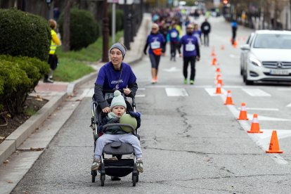 Instante de la Carrera contra el Cáncer de Páncreas.