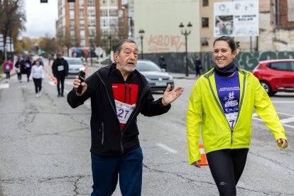 Instante de la Carrera contra el Cáncer de Páncreas.