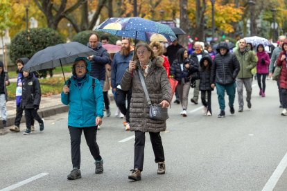 Instante de la Carrera contra el Cáncer de Páncreas.