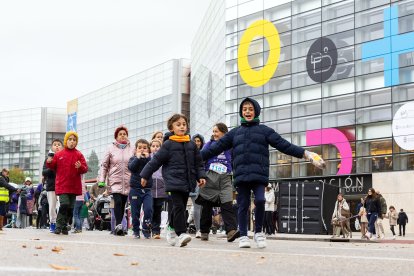 Instante de la Carrera contra el Cáncer de Páncreas.