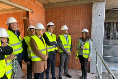 Obras de las nuevas viviendas colaborativas de Aranda