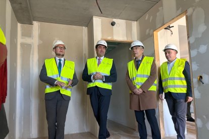 Obras de las nuevas viviendas colaborativas de Aranda