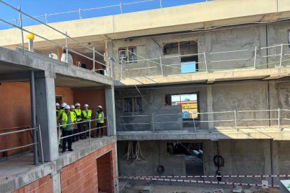 Obras de las nuevas viviendas colaborativas de Aranda