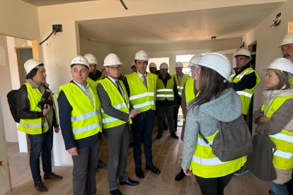 Obras de las nuevas viviendas colaborativas de Aranda