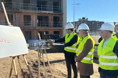 Obras de las nuevas viviendas colaborativas de Aranda