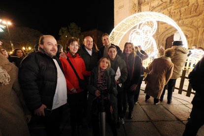 Inauguración del alumbrado navideño de Valladolid
