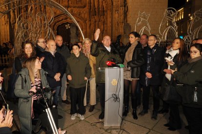 Inauguración del alumbrado navideño de Valladolid