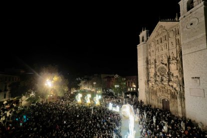 Inauguración del alumbrado navideño de Valladolid